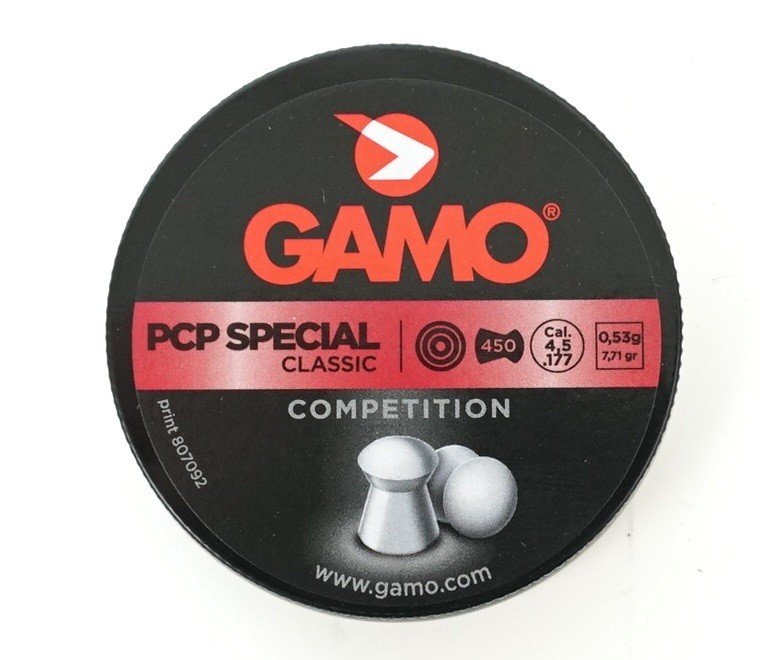 Пули Gamo PCP Special 4,5 мм, 0,52 грамм, 450 штук