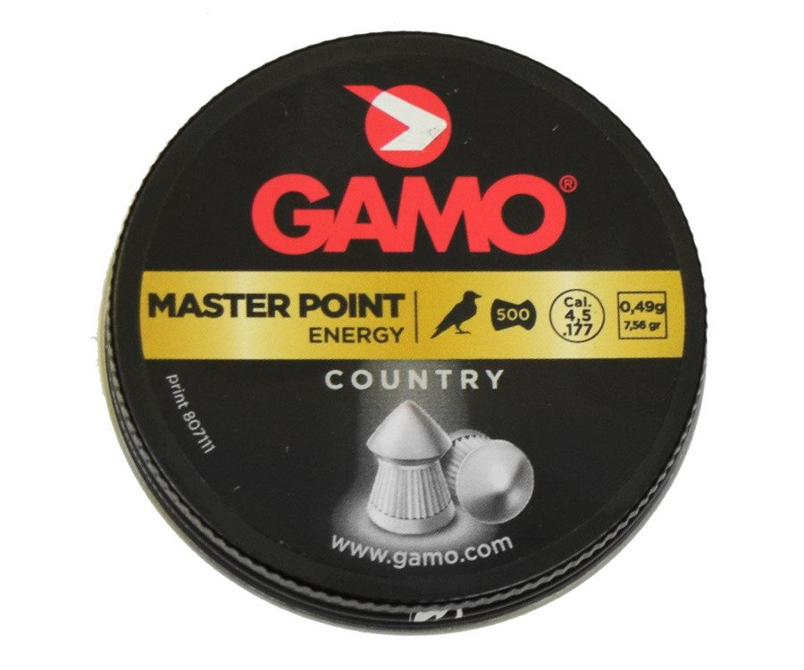 Пули Gamo Master Point 4,5 мм, 0,49 грамм, 500 штук