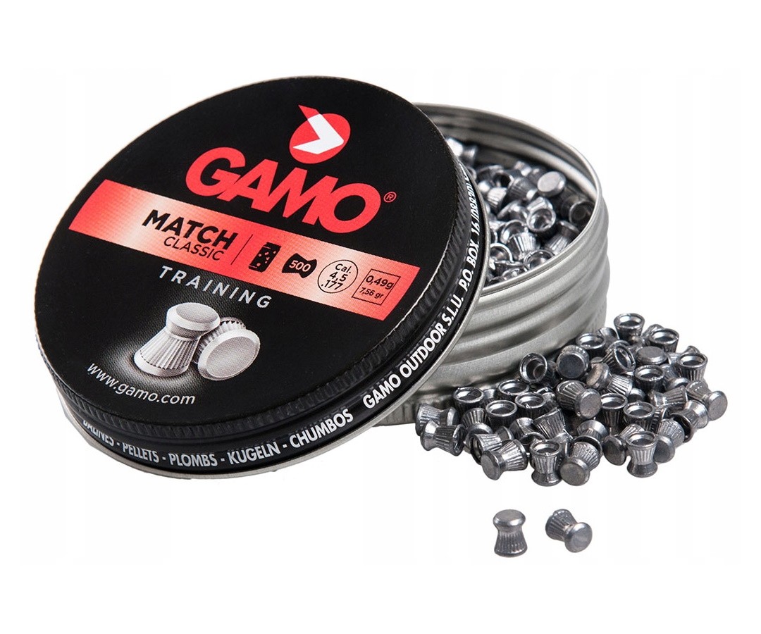 Пули Gamo Match 4,5 мм, 0,49 грамм, 500 штук, изображение 2