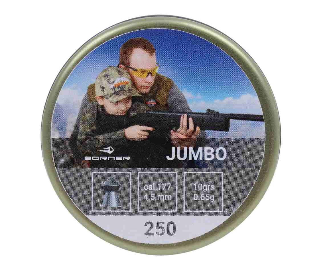 Пули Borner Jumbo 4,5 мм, 0,65 грамм, 250 штук
