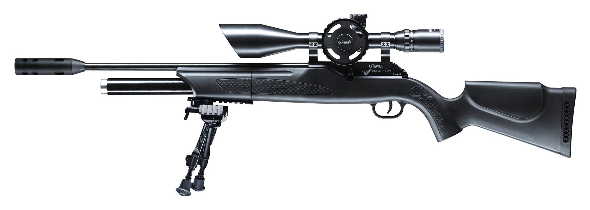 Пневматическая винтовка Umarex Walther 1250 Dominator FT (PCP, 3 Дж, прицел 8-32x56)