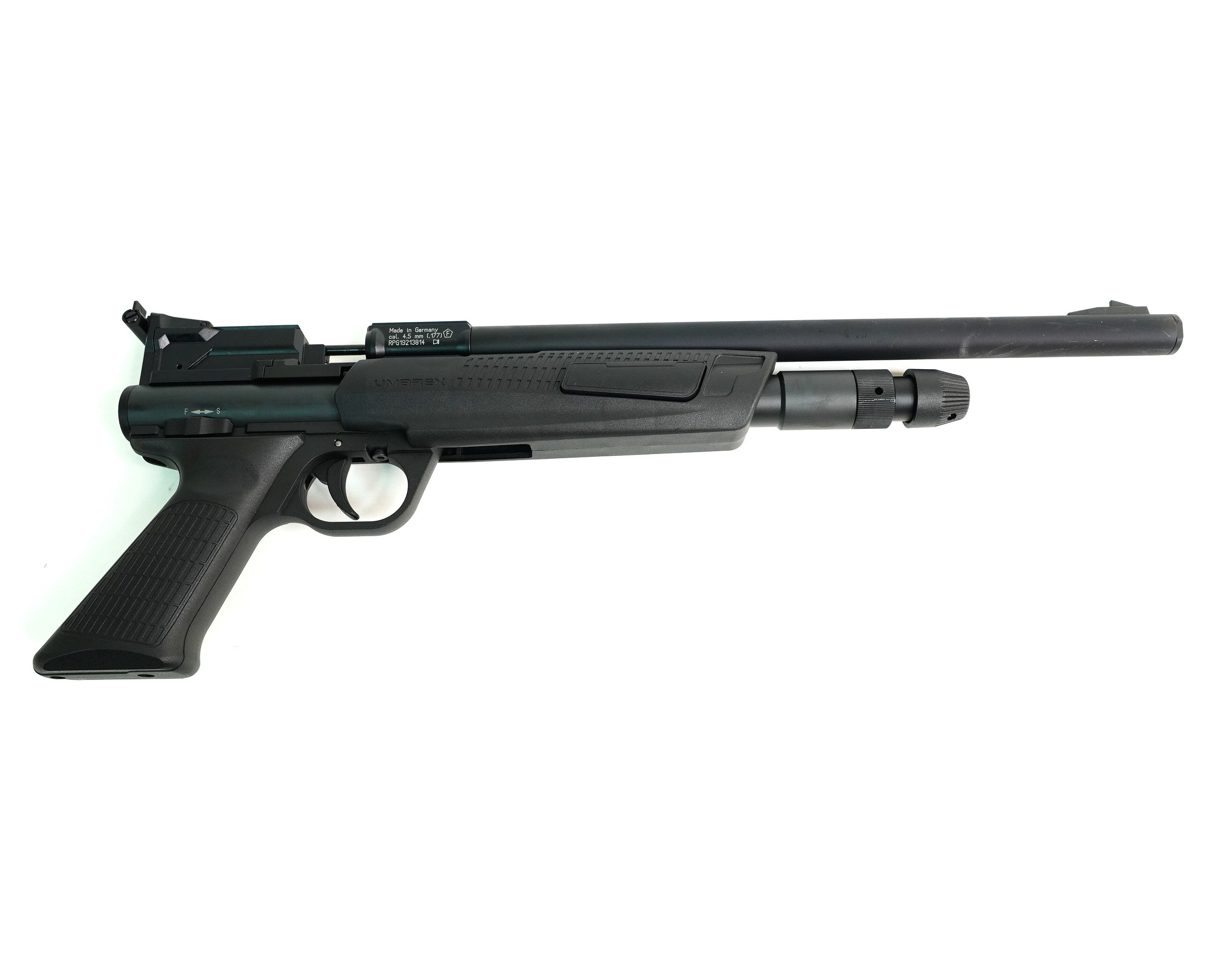 Пневматический пистолет Umarex RP5 (2x12г CO₂) прицел Walther 4x32, съемный приклад, изображение 5