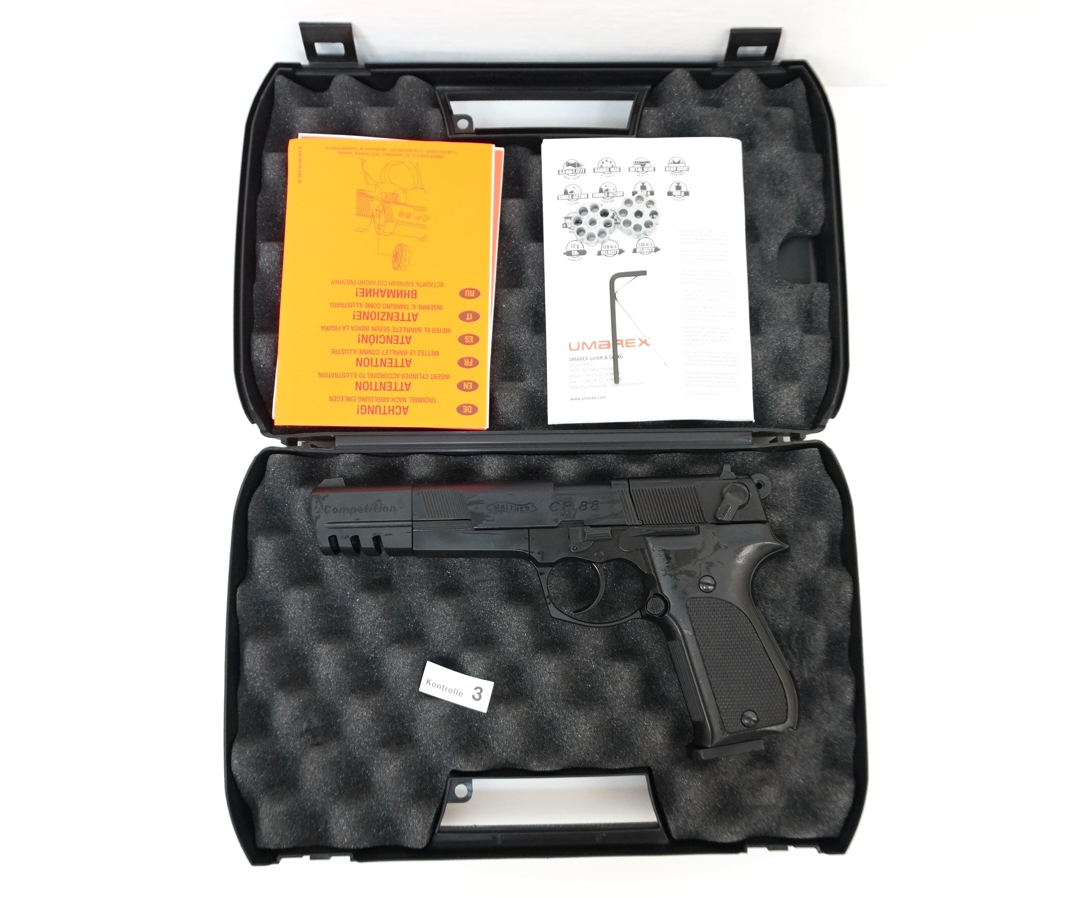 Пневматический пистолет Umarex Walther CP88 Competition, изображение 6