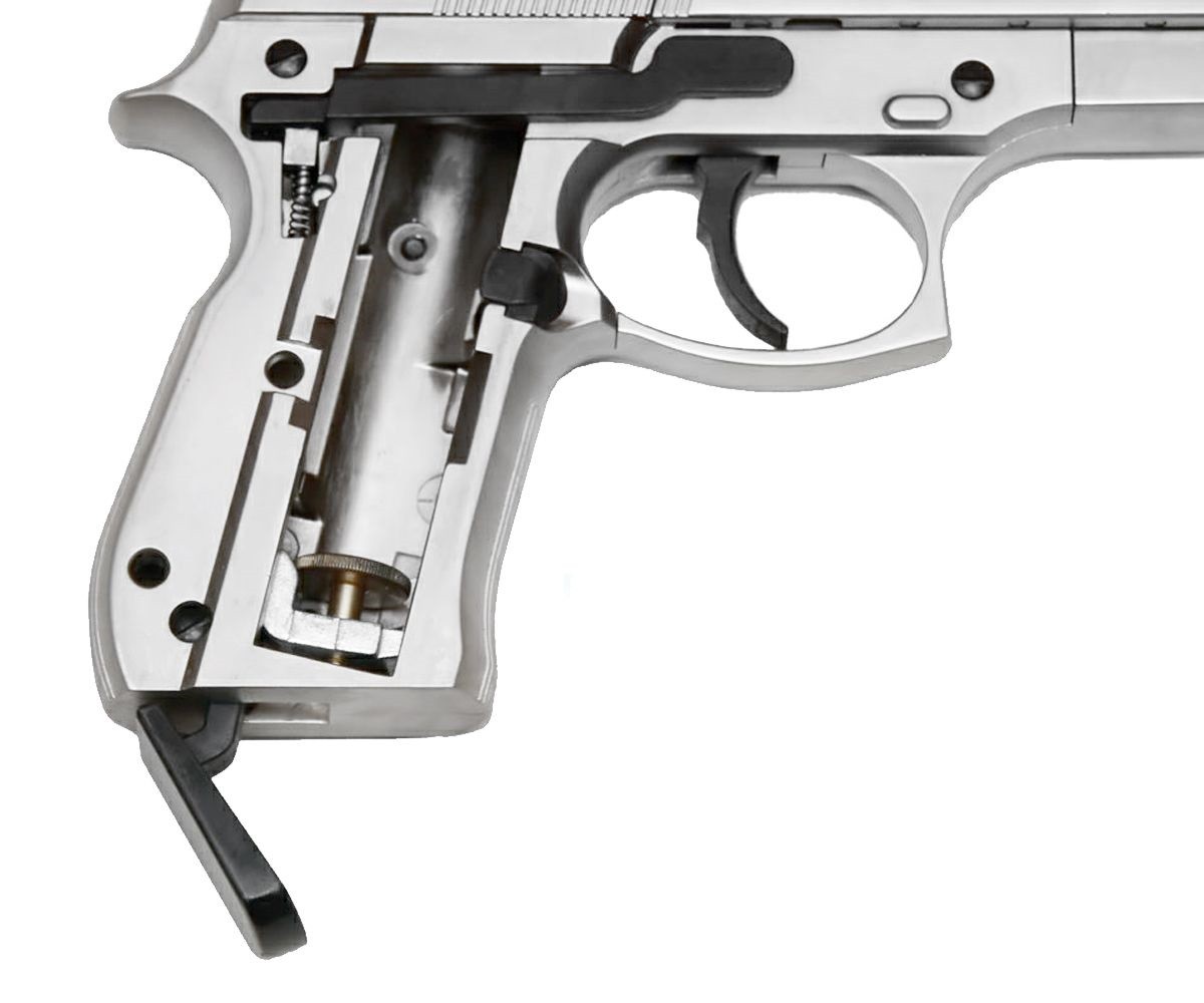 Пневматический пистолет Umarex Beretta M92 FS (никель), изображение 10