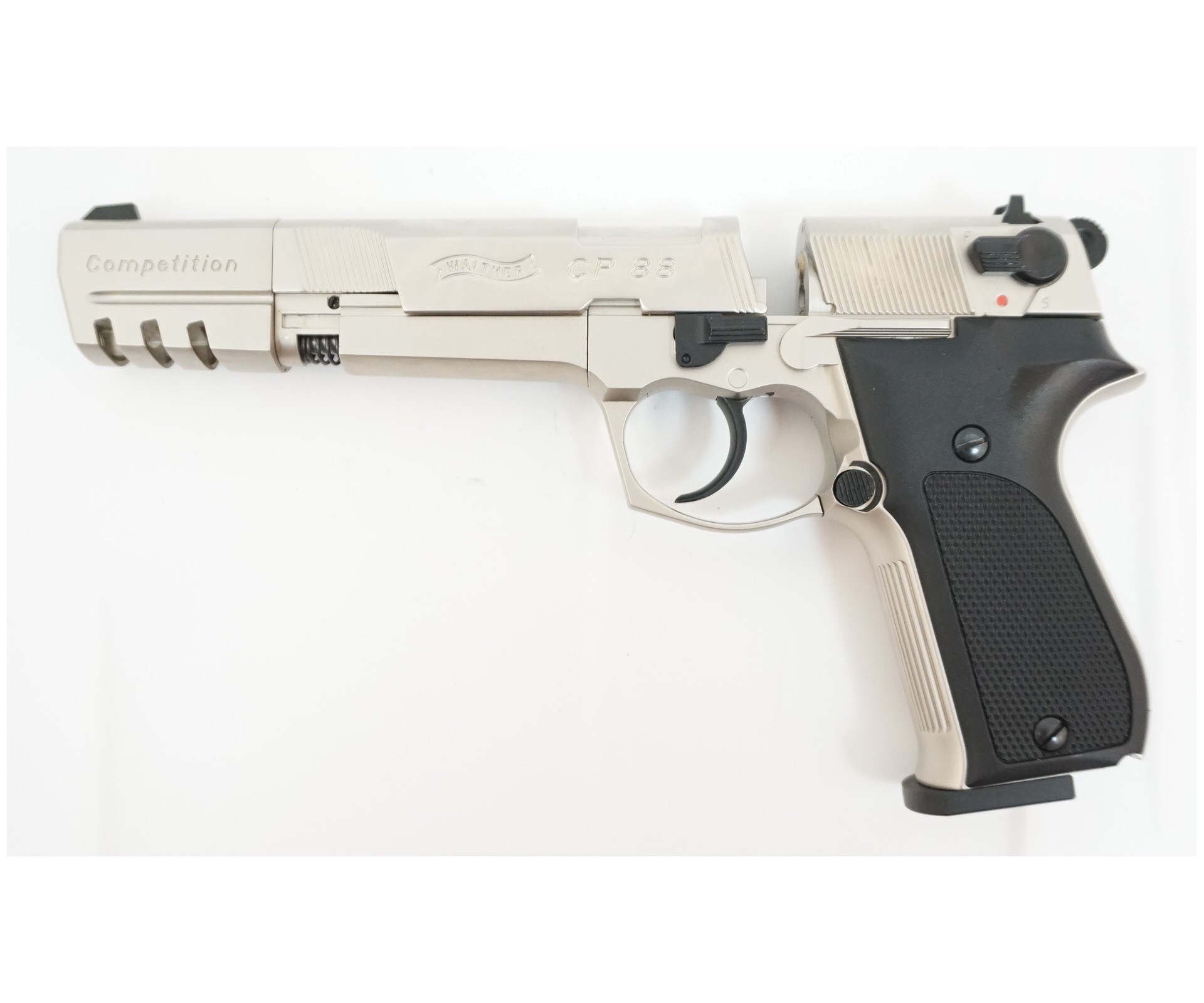 Пневматический пистолет Umarex Walther CP88 Competition Nickel, изображение 4