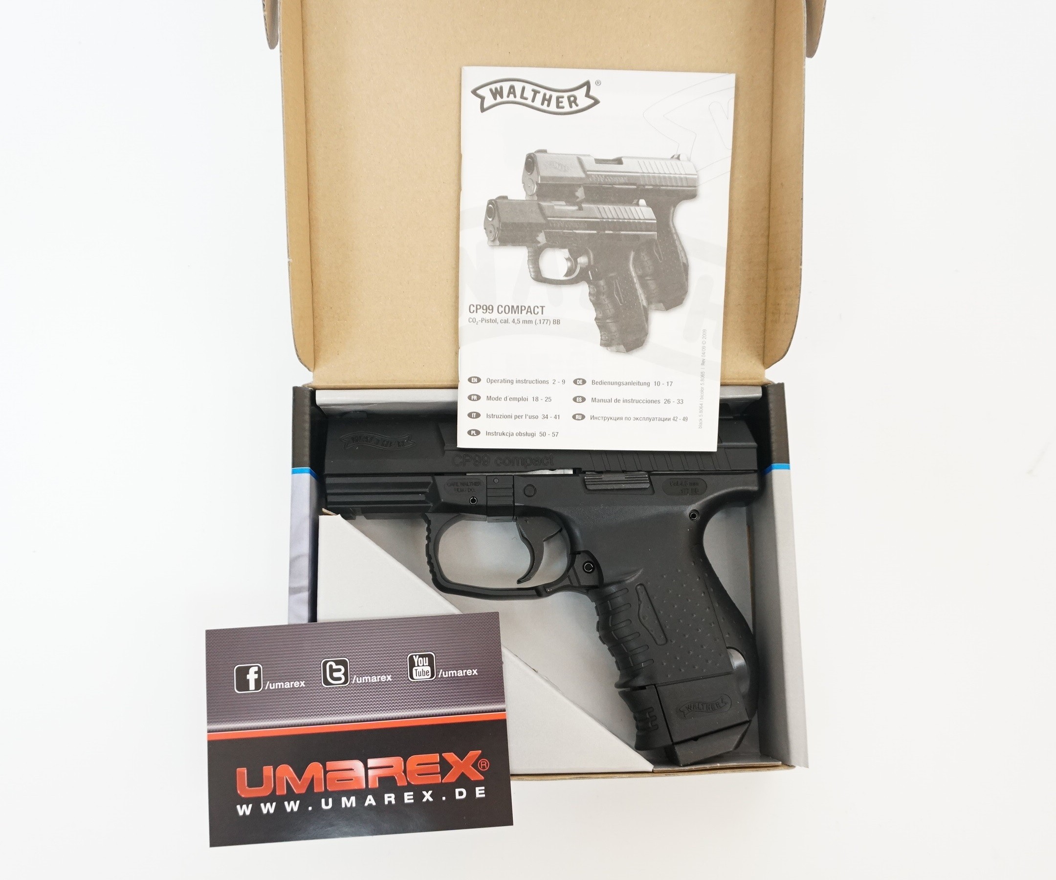 Пневматический пистолет Umarex Walther CP99 Compact, изображение 3