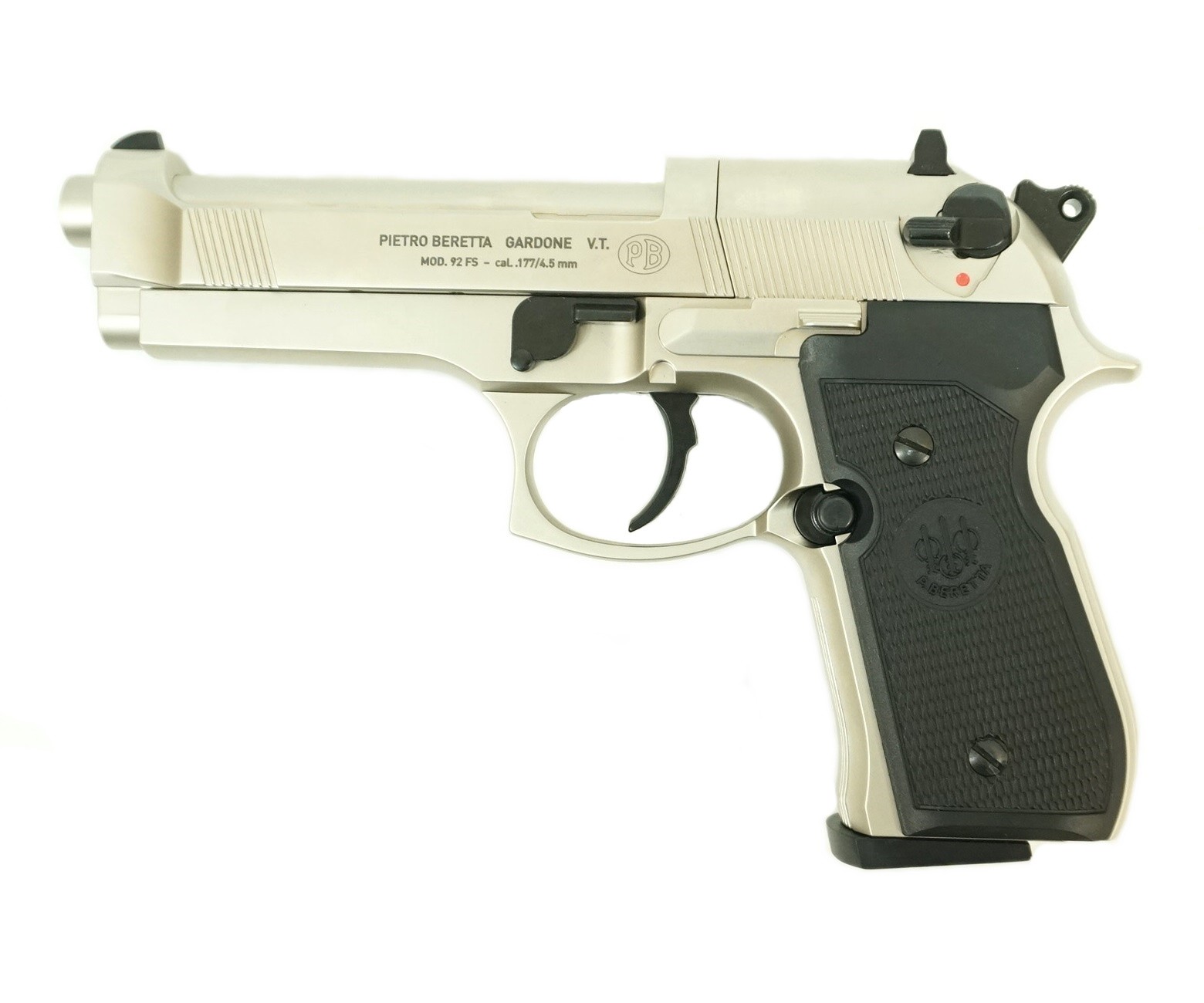 Пневматический пистолет Umarex Beretta M92 FS (никель), изображение 9