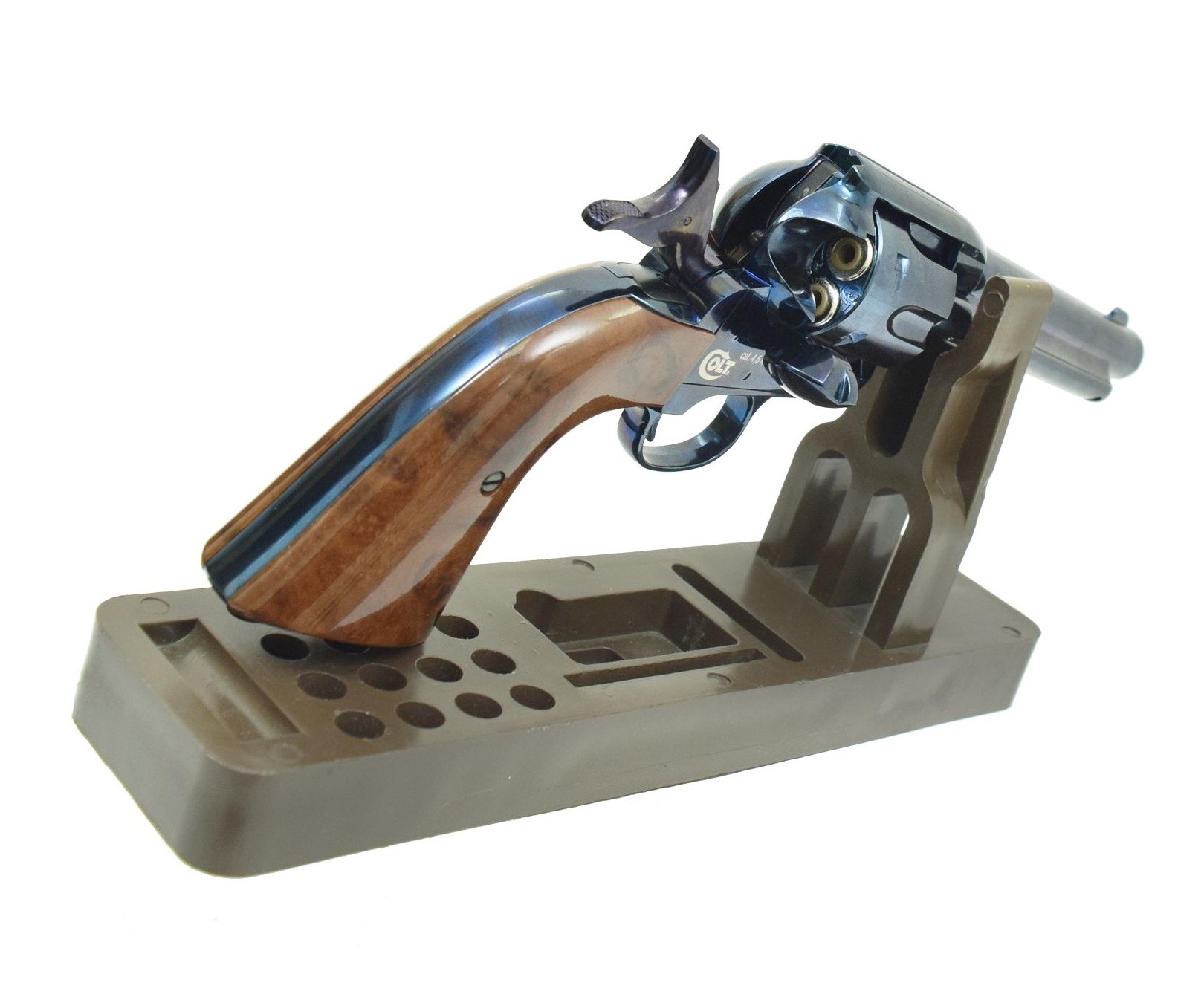 Пневматический револьвер Umarex Colt Single Action Army (SAA) .45 Pellet Blued, пулевой (5,5"), изображение 8