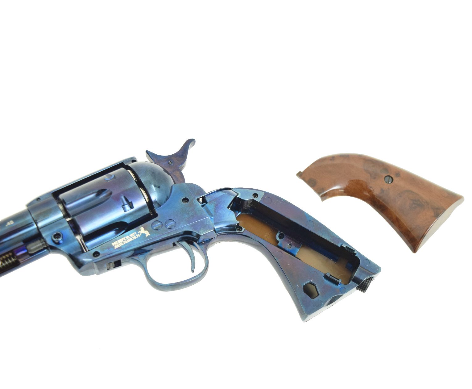 Пневматический револьвер Umarex Colt Single Action Army (SAA) .45 Pellet Blued, пулевой (5,5"), изображение 9